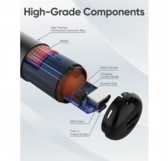 2팩 충전식 손난로 - ????????????° ???????????????????????????????? 전기 히터, 4000mAh*2팩, 남녀 모두에게 적합한 온열 요법