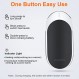 핸드 워머, 휴대용 포켓 핫 핸드 워머 10000 mAh USB 보조베터리, 양면 급속 가열 미니 히터 야외 사냥 캠핑 추운 겨울 남성과 여성을 위한 훌륭한 선물 (블랙)