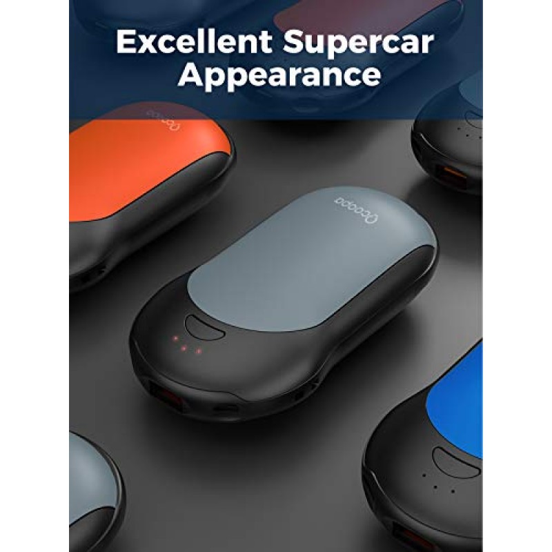 OCOOPA 충전식 손 따뜻하게, 10000mAH 전기 Handwarmer 겨울 따뜻한 15 시간 남성 여성을위한 휴대용 손 히터