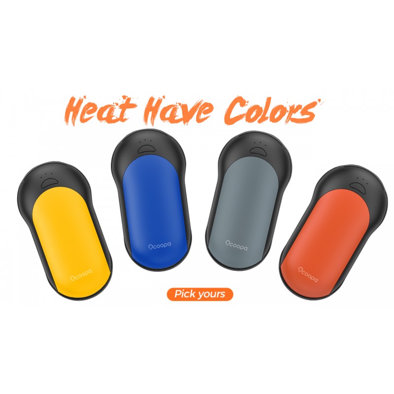 OCOOPA 충전식 손 따뜻하게, 10000mAH 전기 Handwarmer 겨울 따뜻한 15 시간 남성 여성을위한 휴대용 손 히터