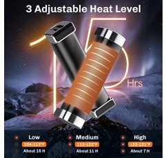 손난로 충전식 2팩 - WQOE 5000mAh 전기 손난로 보조베터리, USB 휴대용 재사용 가능한 손난로, 야외 스포츠, 사냥, 캠핑, 여성 남성을 위한 겨울 선물용으로 적합
