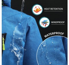 Pioneer Camp 남성용 겨울 스키 재킷 마운틴 방수 따뜻한 절연 스노우 코트 추운 날씨 방풍 스노우보드 파카