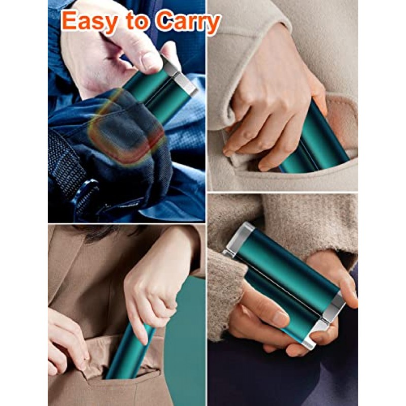 손난로 충전식 - 10000mAh 분할 자기 2팩, 3단계 전기 재사용 가능 손난로, 최대 15시간 예열 시간, 보조 배터리, 야외 활동, 골프, 캠핑, 스키용