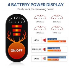 온수 장갑 장갑 남자 여자-7.4V 2200MAH 전기 충전식 배터리 장갑 겨울 스키 스케이트 스노우 캠핑 하이킹 온수 손 따뜻하게 장갑