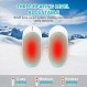 손난로 충전식, 10000mAh 전기 재사용 가능한 휴대용 온열기 양면 3단계 난방, 야외 캠핑용 Sanlead USB 휴대용 포켓 히터