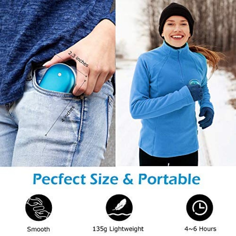 Lukang 재사용 가능한 전기 손난로/충전식 Power_Bank 5200 mAh