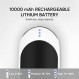 충전식 손난로, 10000mAh 전기 재사용 가능한 손난로, 양면 난방 휴대용 온열기, 야외 캠핑용 Sanlead USB 휴대용 포켓 히터