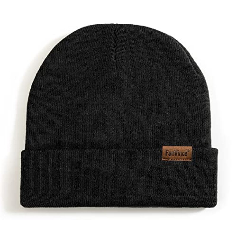 FanVince Beanie 남성 여성 겨울 열 모자 커프 니트 해골 모자 따뜻한 선물