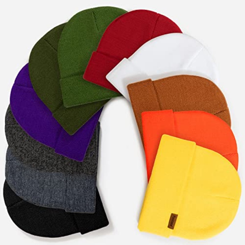 FanVince Beanie 남성 여성 겨울 열 모자 커프 니트 해골 모자 따뜻한 선물