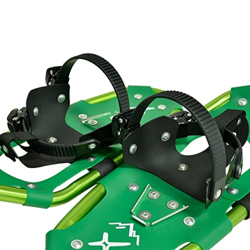 Xtrempro Snowshoes Snow Terrain 경량 인체공학적 디자인 13포인트 크램폰이 포함된 경량 알루미늄 합금 80/120/160/210/300lbs. 용량 - 17인치/21인치/25인치/30인치/36인치