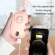 귀여운 휴대용 충전기 10000mAh 보조베터리 손난로 충전식 손 데우기 3가지 발열량 디지털 디스플레이 히터를 사용한 양면 난방 빠른 충전 모바일 전원 컬러 조명 3 in 1