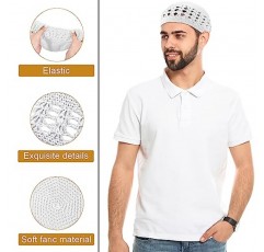 남성용 Kufi 모자 니트 Kufi 모자 크로 셰 뜨개질 비니 Kufi 모자 남성 여성용 해골 모자