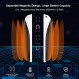 Howoten 손난로 충전식, 2팩 5000mAh 휴대용 자기 손난로 재사용 가능, 2 in 1 전기 USB 포켓 온열기/전원 은행, 오래 지속되는 핸드 히터 여성 남성을 위한 따뜻한 선물