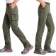 Anyanmoutn 키즈 소년 소녀 방수 방풍 Softshell 양털 따뜻한 하이킹 바지 야외 스노우 스키 바지 겨울