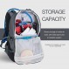 Unigear 스키 배낭, 22L 스노우보드 여행 배낭 스노우보드, 스키, 캠핑, 하이킹용 900D 폴리에스테르 방수 배낭