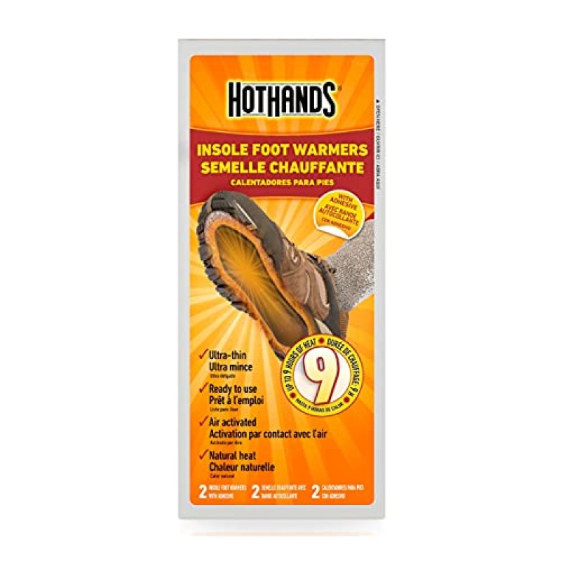 HotHands 손난로 - 오래 지속되는 안전한 천연 무취 공기 활성 온열기 - 최대 10시간의 발열 - 40쌍