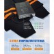 업그레이드된 대형 XL(US 9-14) 가열 양말, APP 제어 가능, 남성용 여성용 충전식 전기 양말, 야외 라이딩 캠핑 하이킹 오토바이 낚시 겨울 양말용 겨울 양말 워머