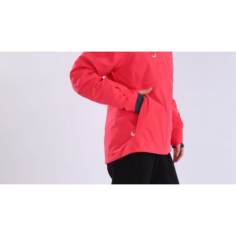Fit space 스키 스노우보드 재킷 여성 방수 통기성 15K 겨울 스노우 코트 Tech-Wear