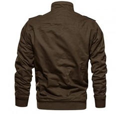 CRYSULLY 남성 겨울 캐주얼 Thicken Multi-Pocket Field Jacket 아웃웨어 플리스 카고 재킷 코트