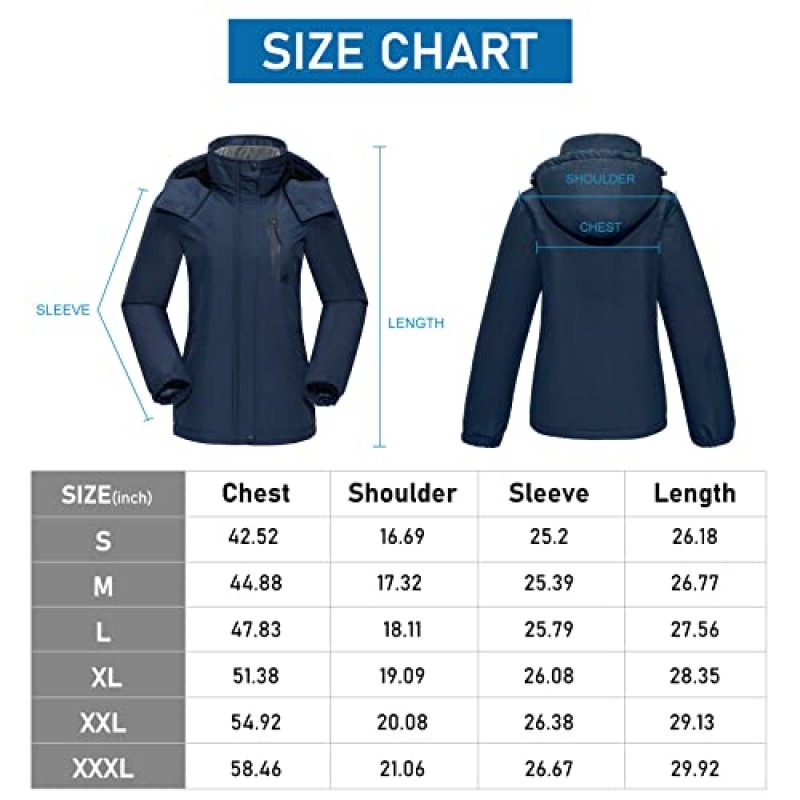 GOLDEN CAMEL 여성용 겨울 자켓 방풍 스키 스노우 자켓 방수 Thicken Parka 레인 자켓 Warm Puffer Coat
