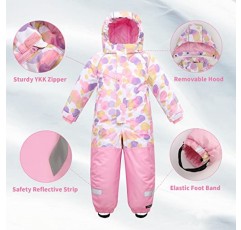 어린이를위한 Yueta Snowsuit 방수 원피스 스키 복 스노우 점프 슈트 겨울 스노우 보드에 따뜻하게 유지