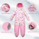 어린이를위한 Yueta Snowsuit 방수 원피스 스키 복 스노우 점프 슈트 겨울 스노우 보드에 따뜻하게 유지
