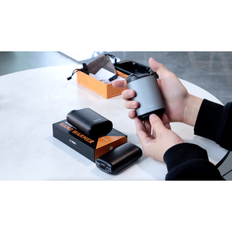 OCOOPA 팩 - 유니온 5s+ 1개 추가 유니온 코어 모듈형 손난로 충전식, 10000mAh 배터리 교체형 손난로, USB-C 휴대용 충전기, 골프, 남성용 사냥 선물용으로 적합