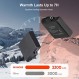남성 여성용 WANOSS 가열 장갑, 터치 스크린 호환 즉시 열 3200mAh 전기 충전식 모바일 가열 장갑, 야외 사이클링 사냥 스키를 위한 3가지 온도 설정 레벨