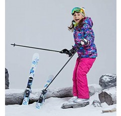 여자 절연 스키 재킷 바지 세트 방풍 방수 어린이 스키 복 Snowsuit for Kids
