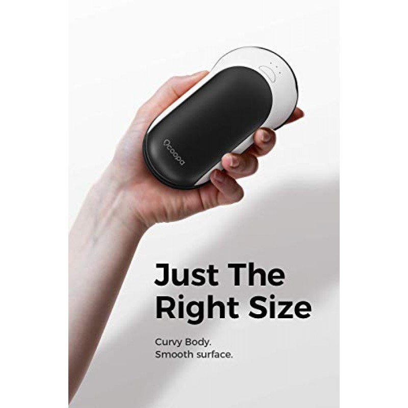 OCOOPA 2팩 손난로 충전식, 10000mAh 손난로, H01 및 H01-PD