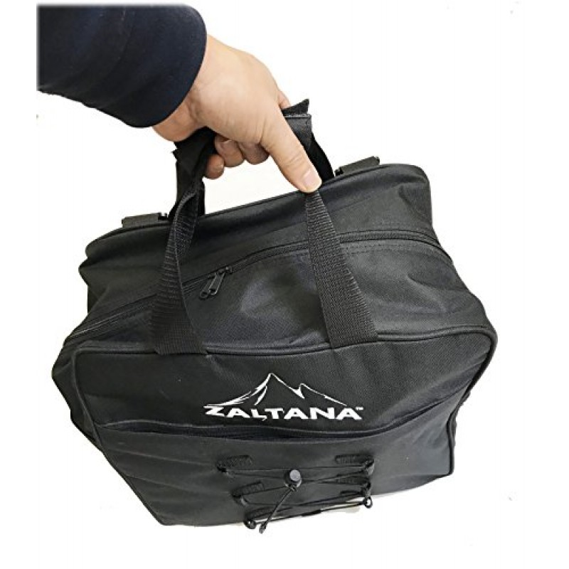 Zaltana 패딩 스키 캐리어 가방 랙 홀드, 스키 부츠 가방 및 스키 스트랩 콤보 SKB15