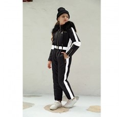 Yousify Girls 겨울 Onesies Snowsuit 야외 스포츠 스키 점프 슈트 방수 스키 복 자켓