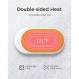 OCOOPA 2팩 손난로 충전식, 5200mAh 전기 휴대용 포켓 히터, 118s, 주황색 및 파란색