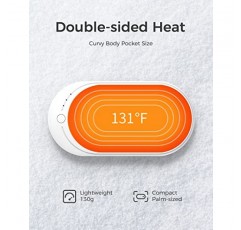 OCOOPA 2팩 손난로,118s 충전 세트 포함