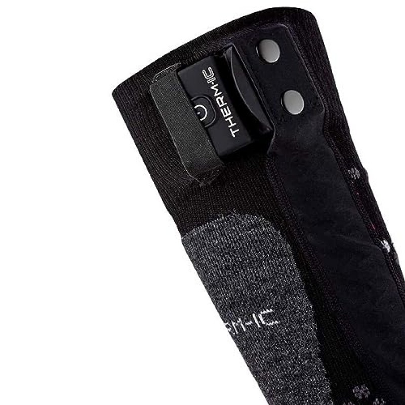 Therm -ic 남성용 V2 Uni-Ultra 따뜻하고 내구성이 뛰어난 기술 장착 수분 흡수 겨울 스포츠 스키 파워 가열 양말
