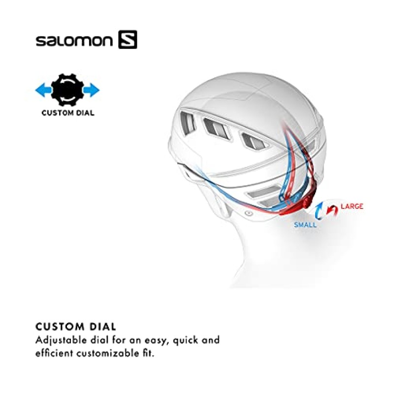 Salomon 스노우 스포츠 헬멧 Salomon Spell 스노우 헬멧 - 소형