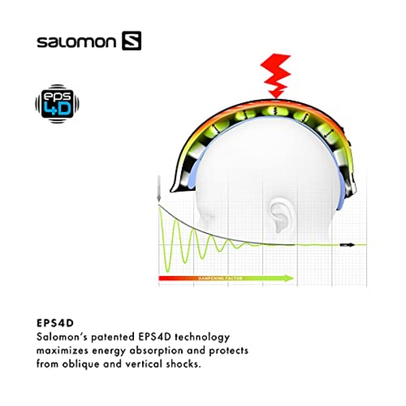 Salomon 스노우 스포츠 헬멧 Salomon Spell 스노우 헬멧 - 소형