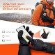 충전식 3000mAh 배터리가 장착된 남성 및 여성용 KROSA -30°F 가열 장갑, 야외 스키 사냥 사이클링 낚시, 열 겨울 터치스크린 크리스마스 Giftoor 스포츠 사냥 사이클링 하이킹 낚시를 위한 전기 방수 오토바이 장갑