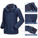 CAMEL CROWN Mens 3-in-1 스키 자켓 방수 겨울 코트 비 야외 하이킹을위한 따뜻한 산 스노우 자켓