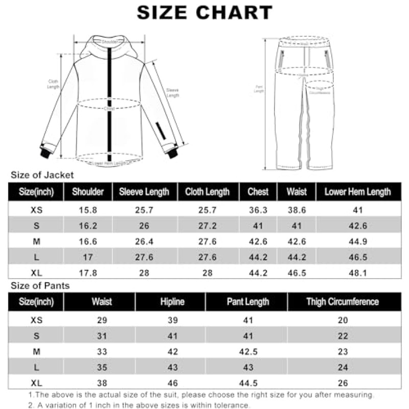 GSOU SNOW 스키 세트 여성용 스키 재킷 및 바지 Snowsuit 스노우 보드 코트 복장 따뜻한 후드 방수 방풍 절연