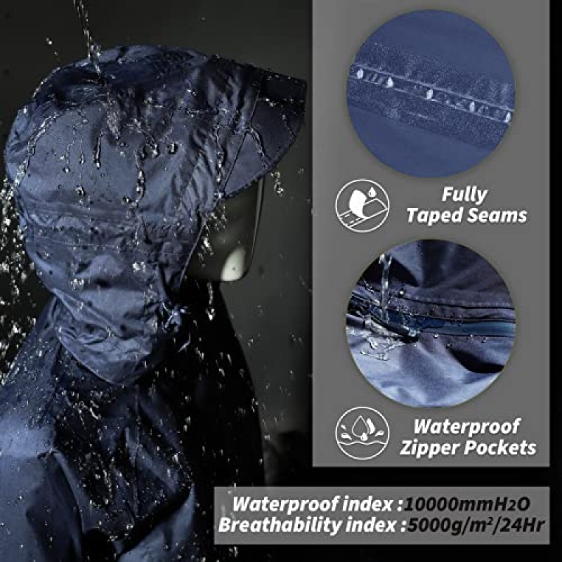 33,000ft 여성용 3 in 1 후드 방수 코트 겨울 스키 하이킹 레인 재킷 Softshell Fleece Lined Raincoat Windbreaker