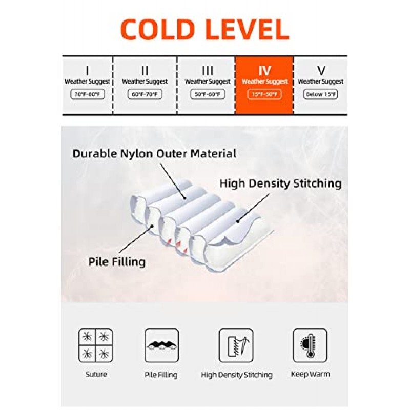 BALEAF 여성용 다운 팬츠 겨울 초경량 방수 스키 스노우 퍼퍼 팬츠 Packable Warm Trousers
