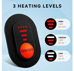 MATKAO 남성용 여성용 충전식 방수, Raynaud 용 겨울 장갑 라이너, 스키 하이킹 용 얇은 가열 장갑 (Black1,M)