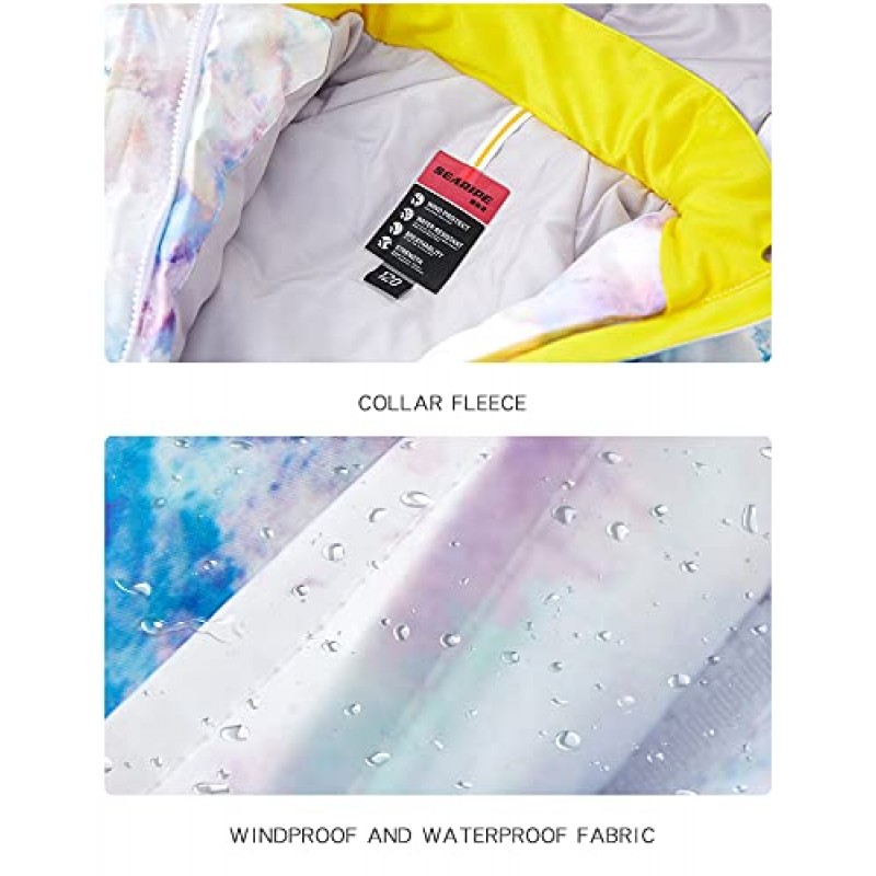 SEARIPE 소녀와 소년의 Snowsuits 원피스 점프 슈트 겨울 따뜻한 스키 복 어린이 유아 방수 전체 야외