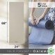 Gaiam 요가 매트 - 모든 유형의 요가, 필라테스 및 바닥 운동을 위한 프리미엄 5mm 단단한 두꺼운 미끄럼 방지 운동 및 피트니스 매트(68" x 24" x 5mm)