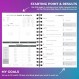 Clever Fox 피트니스 저널 운동 일지 - 여성과 남성을 위한 일일 피트니스 플래너 운동 저널. 나선형 제본, 적층 표지, 두꺼운 페이지, A5(네온 그린)