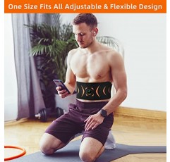 FOPIE ABS 복부 토닝 트레이너, 복근 운동 장비, 남성 및 여성을 위한 Ab 스포츠 운동 벨트