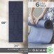 Gaiam 요가 매트 - 모든 유형의 요가, 필라테스 및 바닥 운동을 위한 프리미엄 6mm 인쇄 두꺼운 미끄럼 방지 운동 및 피트니스 매트(68"L x 24"W x 6mm 두께)