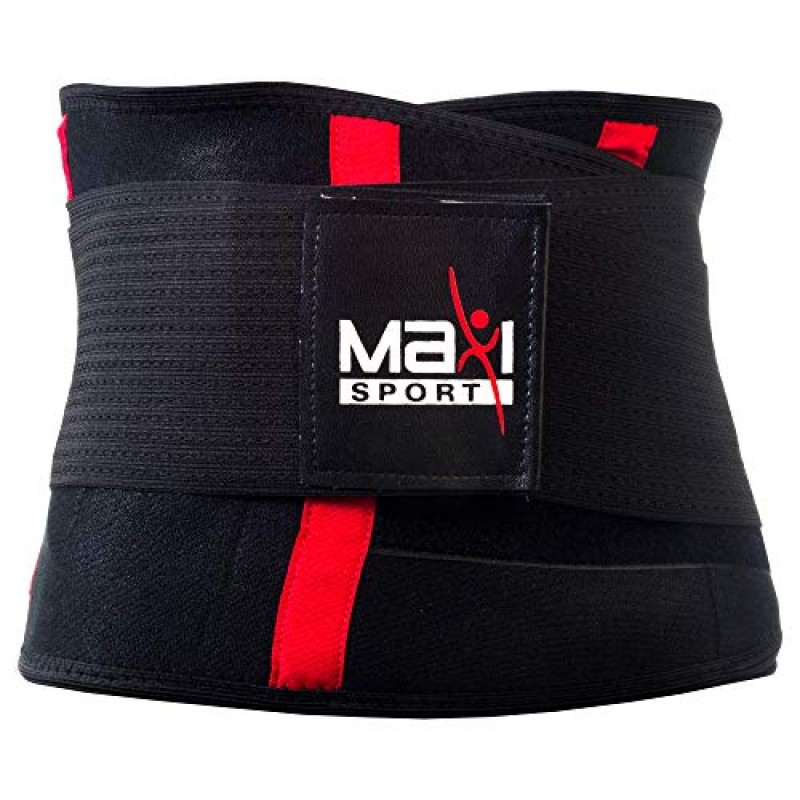MaxiClimber MaxiSport 허리 트리머 - 체온을 포착하고 땀을 증가시키며 운동을 극대화합니다