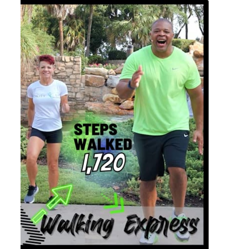 WALK FITNESS DVD - 체중을 감량하고 기분이 좋아집니다! 신진대사를 극대화하고 근력, 체력, 근육을 키우세요. 걷기 및 굳건한 운동 영상 걷기 운동 운동 DVD 저 충격 운동 DVD